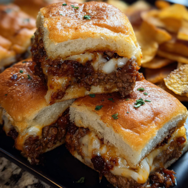 Bacon Jam Cheeseburger Sliders