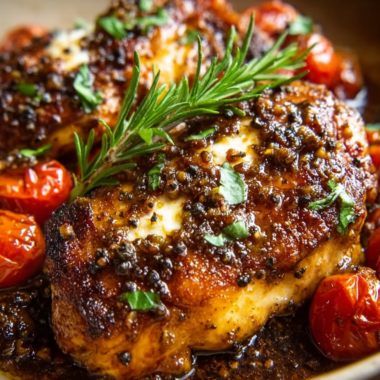 Balsamic Glazed One Pan Chicken Recipe