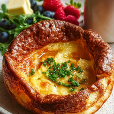 Cheddar and Chive Savory Dutch Babies for a Flavorful Brunch