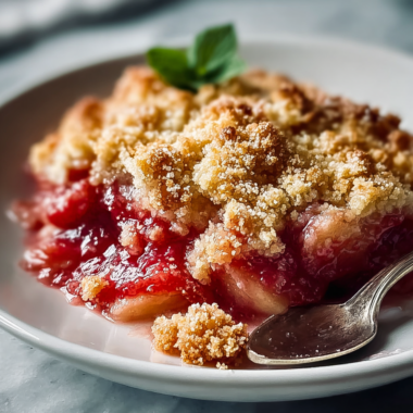 Classic Rhubarb Crisp With Frozen Rhubarb Recipe