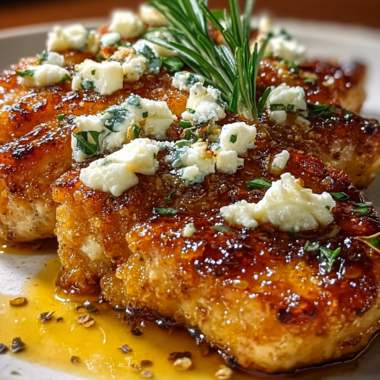 Crispy Hot Honey Feta Chicken