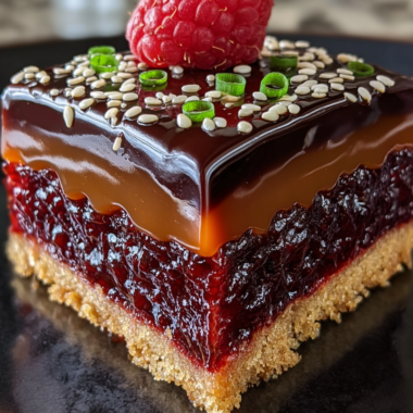 Decadent Raspberry Caramel Millionaires Shortbread Bliss