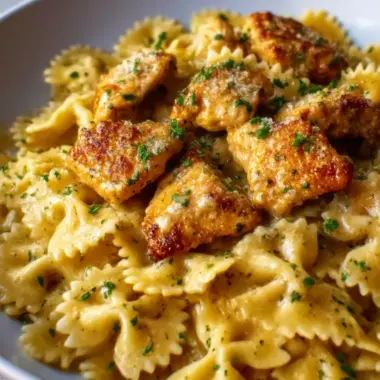 Garlic Butter Chicken Bowtie Pasta: Easy & Delicious Recipe!