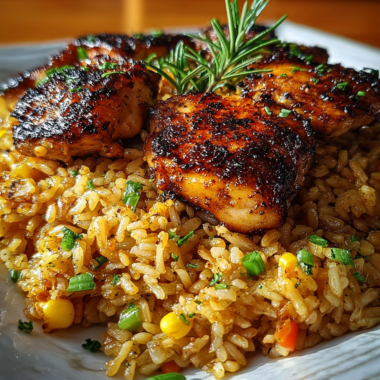 High Protein Crispy Garlic Chicken Fried Rice