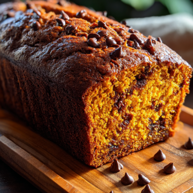 Irresistible Moist Chocolate Pumpkin Bread Recipe