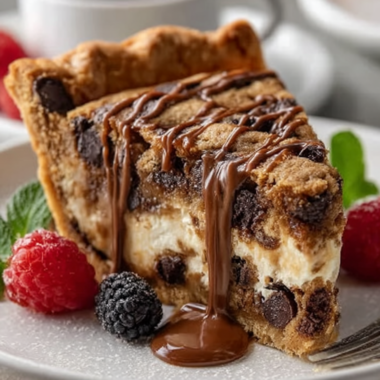 Irresistible Peanut Butter Chocolate Chip Cookie Pie Recipe!