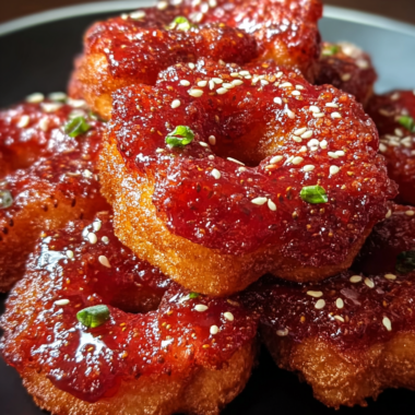 Irresistibly Fluffy Strawberry Glazed French Crullers Recipe