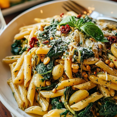 Italian Pasta With Spinach: a Flavorful Delight