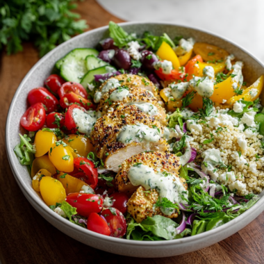 Mediterranean Chicken Grain Bowls