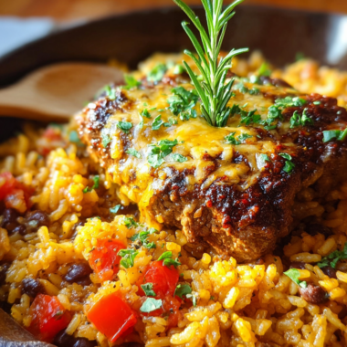 One Pot Mexican Beef and Rice Casserole
