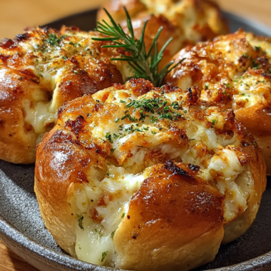 Quick Cheesy Chicken Buns