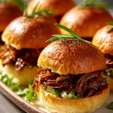 Smoky Chipotle Bbq Pulled Beef Sliders for Parties