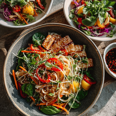 Spicy Rice Noodle Salad