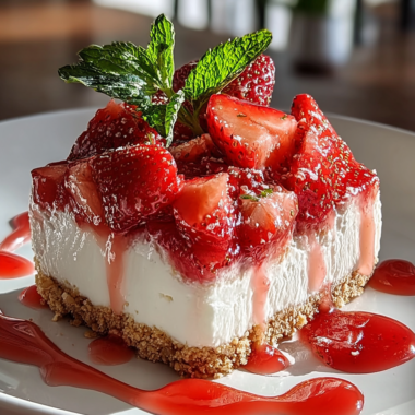 Strawberry Delight No Bake Dessert: Creamy Summer Bliss