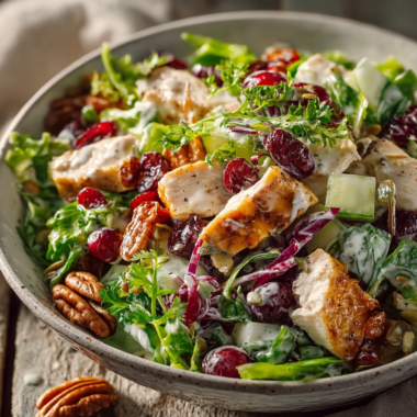 Apple Cranberry Chicken Salad