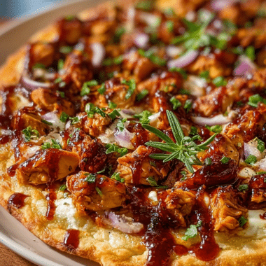 Bbq Chicken Flatbread Pizza: a Flavorful Delight Awaits!