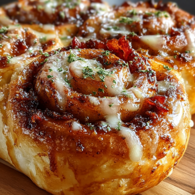 Breakfast Pigs in Cinnamon Rolls