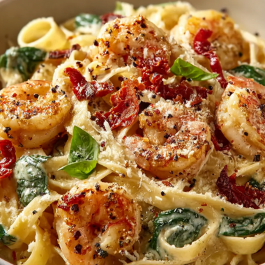 Creamy Tuscan Garlic Butter Shrimp Pasta (30