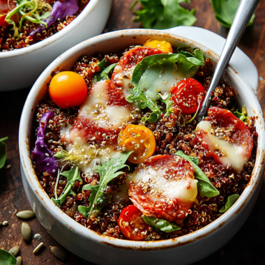 Easy Quinoa Pizza Bowls
