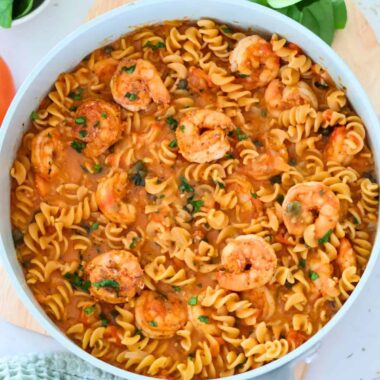 Gluten Free Shrimp Pasta