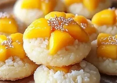 Mango Sticky Rice Cookies: Chewy Tropical Bliss Awaits