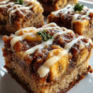 Ooey Gooey Banana Bars