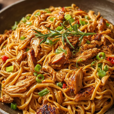 Peanut Noodles With Shredded Chicken