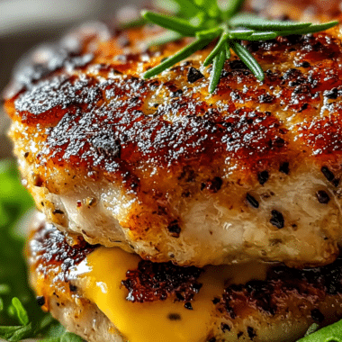 Savory Cheddar Ranch Chicken Burgers for a Healthier Feast