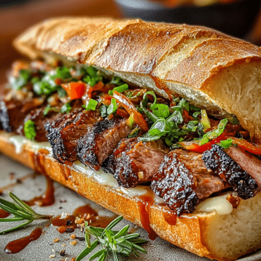 Savory Korean Steak Sandwich: Your Comfort Food Adventure