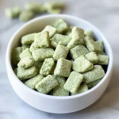 Savory Matcha Green Tea Muddy Buddies for Guilt