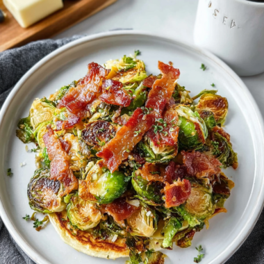 Savory Shredded Brussels Sprouts With Bacon Bliss