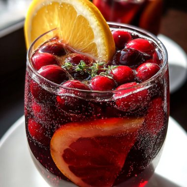 Sparkling Cranberry Orange Sangria