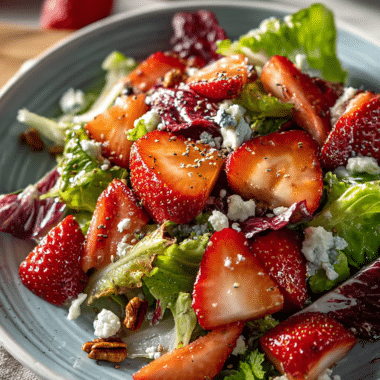 Strawberry Crunch Salad With Sweet Vinaigrette
