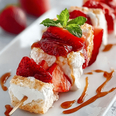 Strawberry Shortcake Kabobs: the Perfect Easy 4th of July Dessert