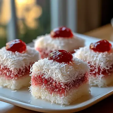 Sweet Little Bites of Joy: Easy Lamington Jam Treats