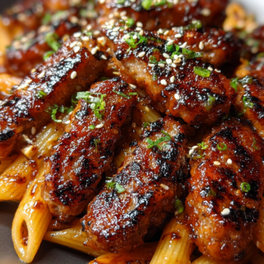 Sweet Smoky Bbq Garlic Butter Sausage Penne