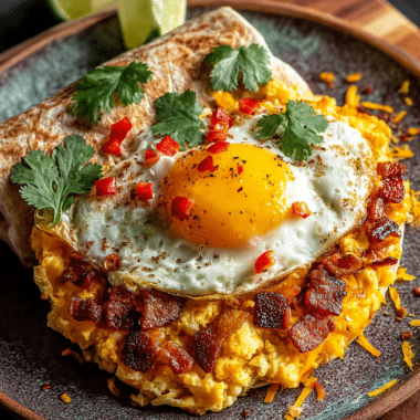 The Ultimate Bacon and Egg Breakfast Burrito Recipe