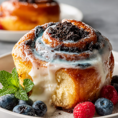 The Ultimate Cookie Monster Cinnamon Rolls