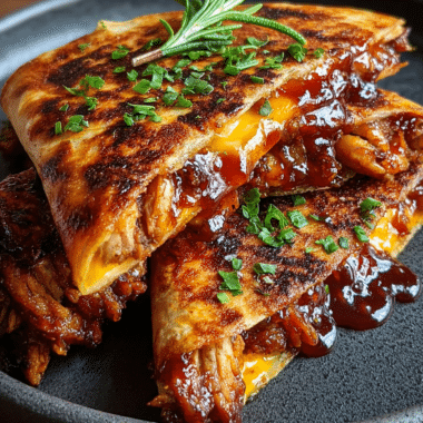 Ultimate Hot Honey Bbq Chicken Quesadillas