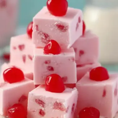 White Chocolate Cherry Fudge Recipe