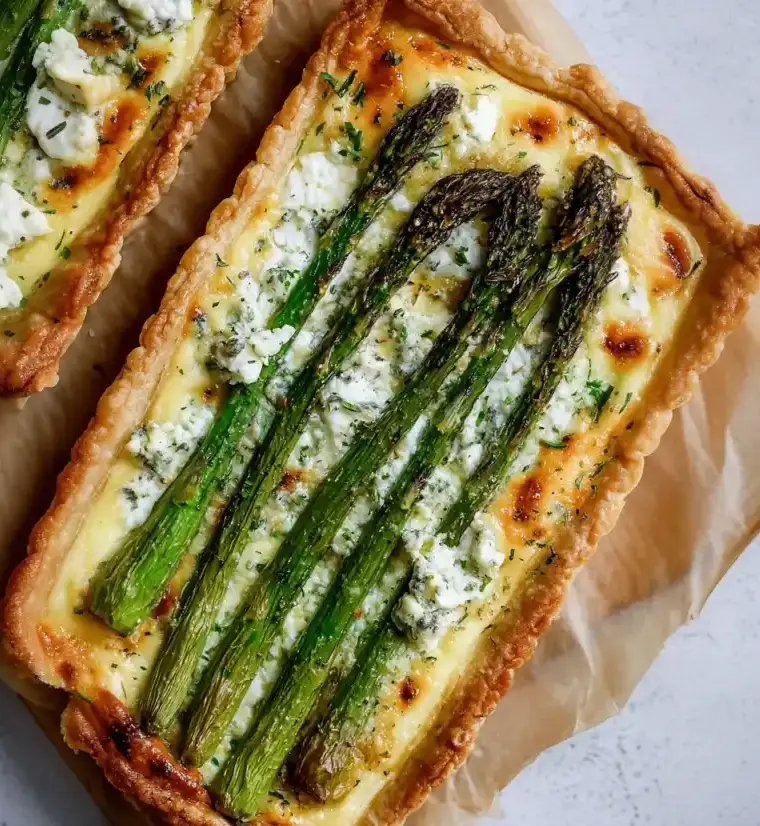 Asparagus and Goat Cheese Tart