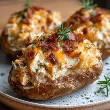 Crack Chicken Stuffed Baked Potatoes: Creamy, Cheesy Comfort Food You’ll Crave